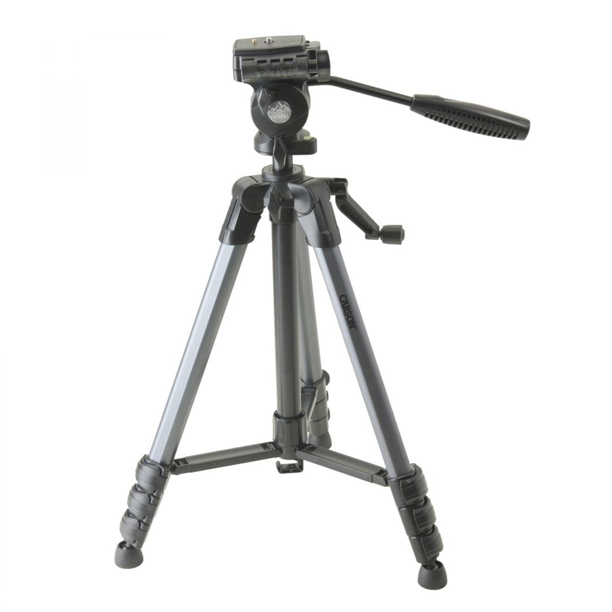 Carson TR-300 The Rock Series 59.6 in. 3-Way Fluid Panhead Tripod