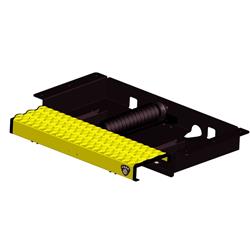 24 in. Cargo Side Door Grip Strut Work Truck Step - Yellow