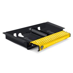 24 in. Grip Strut Work Truck Step for 2013-2019 Ford Transit - Yellow