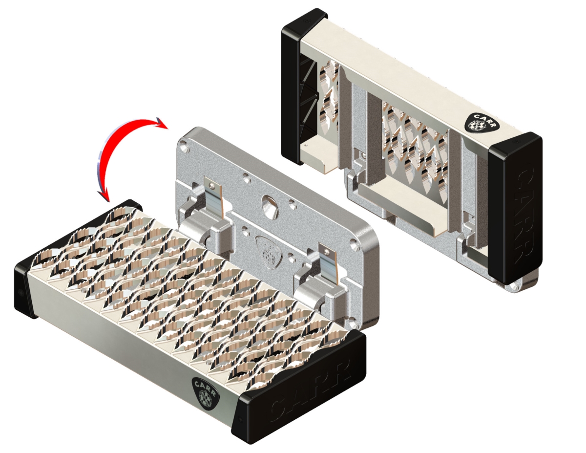 197000 MAX Grip Flip Single Step - Flat Mount - Galvanized