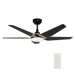 Picture of Carro VS525B-L22-B2-1G Woodrow 52 in. Smart Ceiling Fan with Remote&#44; Light Kit Included & Works