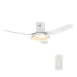 Picture of Carro VS523V-L12-W1-1-FM Daffodil 52 in. Smart Ceiling Fan with Remote&#44; Light Kit Included & Works