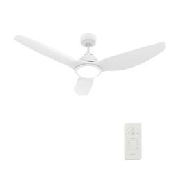 Picture of Carro VS523K-L12-W1-1 Cranston 52 in. Smart Ceiling Fan with Remote&#44; Light Kit Included & Works
