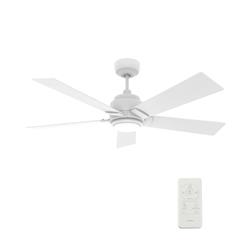 Picture of Carro VS525J1-L11-W1-1 Ascender 52 in. Smart Ceiling Fan with Remote&#44; Light Kit Included & Works