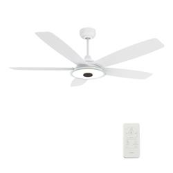Picture of Carro VS525H-L13-W1-1 Journey 52 in. Indoor & Outdoor Smart Ceiling Fan with Dimmable LED Light Kit&#44; Remote Control & Works