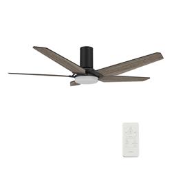 Picture of Carro VS525B-L22-BS-1-FM Woodrow 52 in. Smart Ceiling Fan with Remote&#44; Light Kit Included & Works