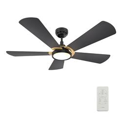 Picture of Carro VS525B3-L22-B2-1G Winston 52 in. Smart Ceiling Fan with Remote&#44; Light Kit Included & Works