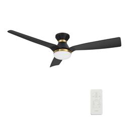 Picture of Carro VS523P1-L22-B2-1-FM Spezia 52 in. Indoor & Damp Rated Outdoor Smart Ceiling Fan with Dimmable LED Light Kit&#44; Remote Control & Works