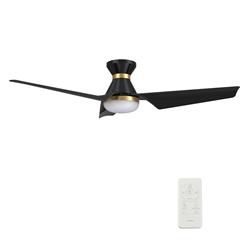 Picture of Carro VS523A1-L22-B2-1-FMA Kreis 52 in. Smart Ceiling Fan with Remote&#44; Light Kit Included & Works