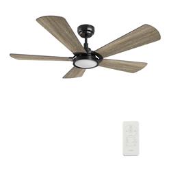 Picture of Carro VS525B3-L22-BS-1 Winston 52 in. Smart Ceiling Fan with Remote&#44; Light Kit Included & Works