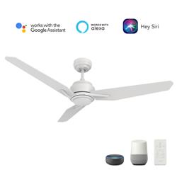 Picture of Carro VS563J3-L11-W1-1 Tracer 56 in. Smart Ceiling Fan with Remote&#44; Light Kit Included & Works
