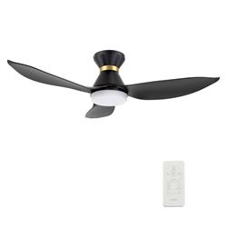 Picture of Carro VS453V-L12-B2-1-FM Ryatt 45 in. Smart Ceiling Fan with Remote&#44; Light Kit Included & Works