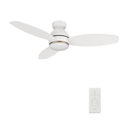 Picture of Carro VS483Q6-L12-W1-1-FM Hobart 48 in. Smart Ceiling Fan with Remote&#44; Light Kit Included & Works