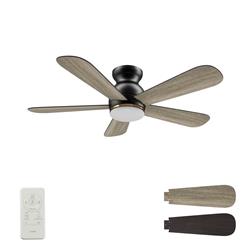 Picture of Carro VS485Q-L12-BG-1-FM Dubois 48 in. Smart Ceiling Fan with Remote&#44; Light Kit Included & Works