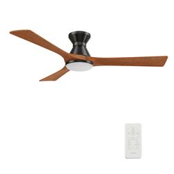 Picture of Carro VS523A2-L12-BM2-1-FM Nicolet 52 in. Smart Ceiling Fan with Remote&#44; Light Kit Included & Works