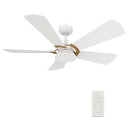 Picture of Carro VS525B6-L12-W1-1G Savili 52 in. Smart Ceiling Fan with Remote&#44; Light Kit Included & Works