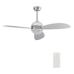 Picture of Carro VS483Q3-L12-SC-1 Coren 48 in. Smart Ceiling Fan with Remote&#44; Light Kit Included & Works