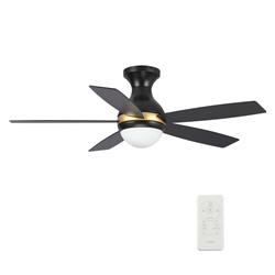 Picture of Carro VS525Q2-L12-B2-1 Twister 52 in. Smart Ceiling Fan with Remote&#44; Light Kit Included & Works