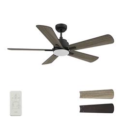 Picture of Carro VS525E3-L12-BG-1 Olinda 52 in. Smart Ceiling Fan with Remote&#44; Light Kit Included & Works