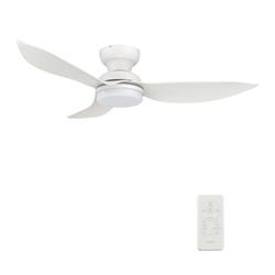 Picture of Carro VS453V1-L12-W1-1-FM Upton 45 in. Smart Ceiling Fan with Remote&#44; Light Kit Included & Works