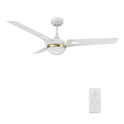 Picture of Carro VS523A3-L12-W1-1A Bedford 52 in. Smart Ceiling Fan with Remote&#44; Light Kit Included & Works