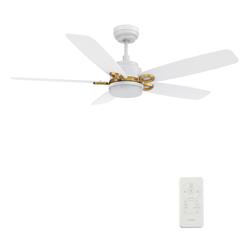 Picture of Carro VS525B4-L12-W1-1G Peyton 52 in. Smart Ceiling Fan with Remote&#44; Light Kit Included & Works