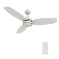 Picture of Carro VS483Q5-L12-W1-1A Fremont 48 in. Smart Ceiling Fan with Remote&#44; Light Kit Included & Works