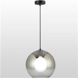 Picture of Carro VP-G1211011A1 Chelos Big Sphere Glass Modern & Contemporary Pendant Light&#44; Chrome Gray