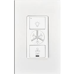 Picture of Carro VPN-04F01A-WH01 Pionnier Smart 2-in-1 Fan Speed Control & Light On-Off Switch&#44; White - 1-Gang