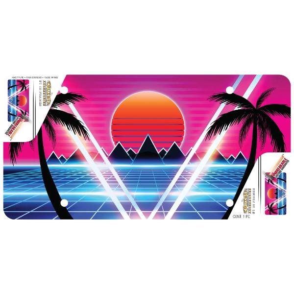 Cruiser Accessories 70209 Synthwave Novelty Plate