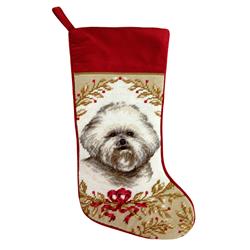 Picture of 123 Creations C963-17 Bichon Needlepoint Stocking