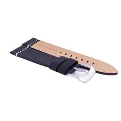 Picture of Ratio LS20 22 mm Unisex Black Divers Leather Strap, White