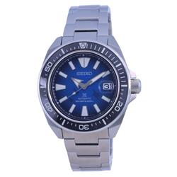 Picture of Seiko SRPE33K1 Prospex Save The Ocean Special Edition Automatic Divers 200M Men Watch&#44; Black