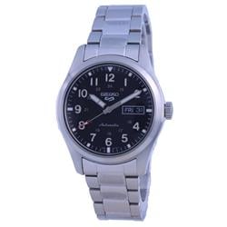 5 Sports Field Black Dial Automatic 100M Men Watch, White -  Seiko, SE869285