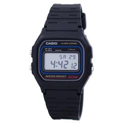 Picture of Casio W-59-1VQ Alarm Chrono Digital Men Watch&#44; Black