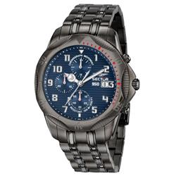 950 Chronograph Blue Dial Stainless Steel Quartz 100M Men Watch, Blue -  Get Noticed, GE3450060