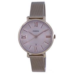 Picture of Fossil ES5120 Jacqueline Rose Gold Tone Stainless Steel Quartz Women Watch&#44; Blue