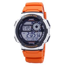 Picture of Casio AE-1000W-4BV Youth Series Illuminator World Time Alarm Men Watch&#44; White