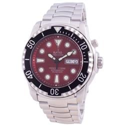 1068HA96-34VA-RED 46 mm FreeDiver Helium-Safe 1000M Sapphire Automatic Men Divers Watch, White -  Ratio