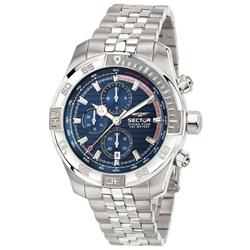 Diving Team Chronograph Blue Dial Stainless Steel Divers Quartz 300M Men Watch, Black -  Get Noticed, GE3446470