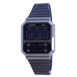 Picture of Casio A100WEGG-1A Unisex Vintage Youth Digital Stainless Steel Watch, Blue