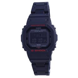 GW-B5600HR-1 200 m Mens G-Shock Tough Solar Bluetooth Radio Controlled Digital Watch, White -  Casio