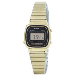 Picture of Casio LA670WGA-1DF Womens Digital Stainless Steel Alarm Timer Watch, White