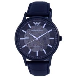 Picture of Emporio Plus Armani AR60042 Skeleton Leather Black Dial Automatic Mens Watch&#44; Black