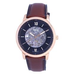 Picture of Fossil ME3195 Neutra Skeleton Leather Black Dial Automatic Mens Watch&#44; Blue
