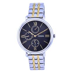 Picture of Fossil ES5143 Jacqueline Two Tone Stainless Steel Black Dial Quartz Womens Watch&#44; White