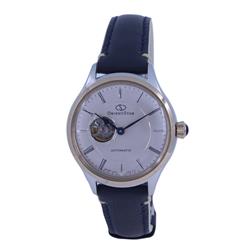 Picture of Orient RE-ND0011N00B Star Open Heart Grey Dial Leather Automatic Womens Watch&#44; White