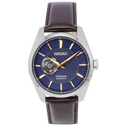 SPB311J1 Presage Sharp Edged Midnight Blue Open Heart Dial Automatic 100M Men Watch for Adult - White -  Seiko