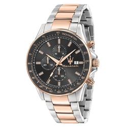 R8873640014- Sfida Chronograph Brown Dial Quartz 100M Men Watch for Adult - White -  Maserati