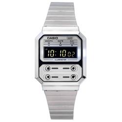 Picture of Casio A100WE-7B Vintage Digital Stainless Steel Quartz Unisex Watch, Black